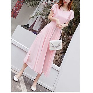 pink long dress online