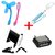 KSJ (S02) Combo of Selfie Stick, USB Fan, USB LED light, Ok Stand and OTG Adapter by  Assorted Colors