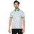 Men's Grey Printed Polo Collar T-Shirt