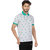 Men's Grey Printed Polo Collar T-Shirt