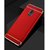 Kartik Luxury 3-in-1 Slim Fit 360 Protection Hybrid Hard Bumper Back Case Cover for Samsung Galaxy J8 (Red  Golden)