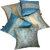 Lushomes Jacquard Light Blue Design 5 Cushion Cover set for any celebration.(Pack of 5, 40 x 40 cms)