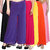 Pixie's Stylish Casual Wear Pant Palazzo Combo (Pack of 6) Black, Purple, Pink, Yellow, Orange and Baby Pink - Free Size