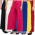 Pixie's Stylish Casual Wear Pant Palazzo Combo (Pack of 6) Black, White, Pink, Blue, Yellow and Maroon - Free Size