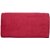 TARUSA Pink Suede Abstract Pattern Clutch For Women's