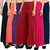 Pixie's Stylish Casual Wear Malai Lycra Pant Palazzo Combo (Pack of 6) Black, Peach, Purple, Maroon, Pink and Navy Blue - Free Size