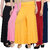 Pixiereg  Stylish Casual Wear Malai Lycra Pant Palazzo Combo Pack of 5 (Black, Baby Pink, Yellow, Maroon and Navy Blue)