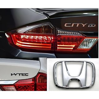 Buy LOGO HONDA CITY NEW ZX MONOGRAM EMBLEM CHROME DECALS CITY + ZX ...