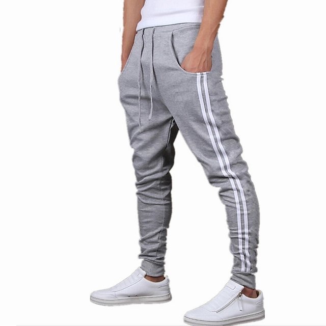 black sports joggers