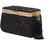 TARUSA Black Synthetic Shimmer Material Texture Pattern Box Clutch For Women's