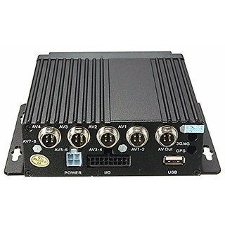 Tech Gear 4CH Car Vehicle AHD 1MP Mobile DVR Real time Video Audio Recorder SD Card With Remote
