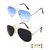 Code Yellow Multicolor Uv Protected Unisex Sunglasses Pack Of 2 