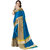 Indianbeauty Embellished Fashion Cotton Silk Saree  (Blue)