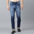 Stylox Men Slim Fit Stretchable Mid Rise Washed Whisker Blue Jeans