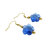 Fancy Dark Blue Glass Beads Necklace Set
