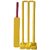 EmmEmm Plastic Adult Size Cricket Set Combo of Bat, 3 Wickets, 1 Ball, 2 Bails, Wicket Stand & Cover