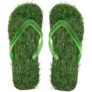 artificial grass slippers
