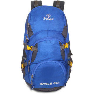 HOT SHOT Lightweight Travel Hiking Rucksack Bag Blue and Gray ART505