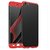 MOBIMON OPPO F3 Front Back Case Cover Original Full Body 3-In-1 Slim Fit Complete 3D 360 Degree Protection - Black Red