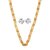 Gold Plated Gold Color Designer Daily wear Chain And Earring Combo for Women by GoldNera