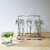 Forever Stainless Steel Kitchen Glass Stand Size - (H 175mm X W 160mm)