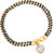 Mahi Gold Plated Designer Solitaire CZ Mangalsutra Bracelet for girls and women BR1100327G