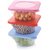 DHYAN Multipurpose Storage Container, Fridge Container, Tea Coffee  Sugar Container(Pack of 3) Multicolour
