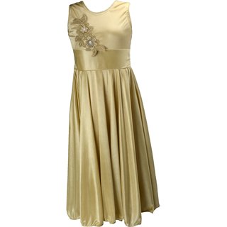 golden party wear dress