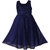 Prince and Princess Blue Party wear Satin Long Frock