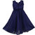 Prince and Princess Blue Party wear Satin Long Frock