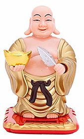 KARTIK Solar Powered Bobblehead Toy Figure Nohohon, Buddha