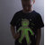 Crazy Prints Interactive astronaut Glow In Dark T shirt for kids