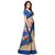 Risera Printed Self Design Women's Manipuri Khadi Silk Saree  ( Blue )