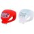 Bicycle LED Lights Cycle Bike Safety Set Taillight. High Beam-Flashing-Blinking. Water Resistant (Pack of 2)