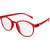 Derry Red Transparent Round Spectacle Frame With ARC Lenses