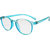 Derry Sky Blue Transparent Round Spectacle Frame With ARC Lenses