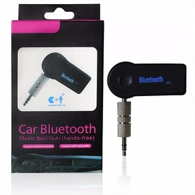 favourite Deals Car Kit Bluetooth Audio Receiver Adapter with Built-in Mic and 3.5mm