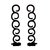 RKD  2 Pieces french hair braider hair style tool twist styling accessories Hair Accessory Set  (Black)