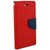 Mobimon Stylish Luxury Mercury Magnetic Lock Diary Wallet Style Flip case cover for ZenFone Max Pro M1 - Red