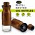 Home Puff Metal Nested Oil Dispenser  Oil Pourer Bottle Leak Proof 2 PC Set, Copper, 335ml