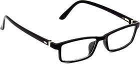 HRINKAR Black Rectangle and Square Bifocal and Single Vision Latest Optical Spectacle Chasama Frame - HFRM-BK-12