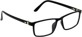 HRINKAR Black Rectangle and Square Bifocal and Single Vision Latest Optical Spectacle Chasama Frame - HFRM-BK-16