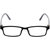 HRINKAR Black Rectangle and Square Bifocal and Single Vision Latest Optical Spectacle Chasama Frame - HFRM-BK-GRY-18