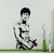 Bruce Lee Vinyl Decal Film Actor Wall Vinyl Sticker Martial Artist Home Decor - Black