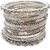 YouBella Antique Look Jewellery Silver Plated Traditional Bracelet Bangles Set for Women (2.4)