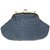TARUSA Grey Faux Leather Geometric Cutwork Clutch For Women's
