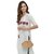 TARUSA Brown Faux Leather Geometric Cutwork Clutch For Women's