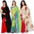 Anand Sarees Women's Faux Georgette Multi Color Printed Pack Of 3 Sarees With Blouse Piece ( TRIO_1080_1115_2_1262_3 )