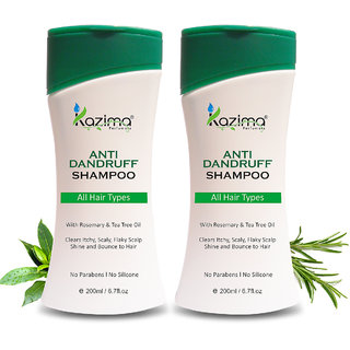 Buy Kazima Anti Dandruff Shampoo 200ml Pack Of 2 With Rosemary