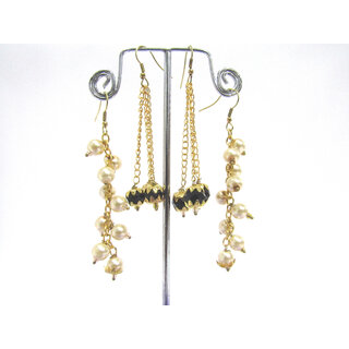 Fancy Pearl Stud Hoops Earring Fancy Pearl Stud Hoops Earring